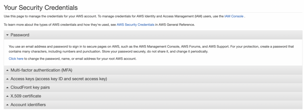 amazon ses security credentials